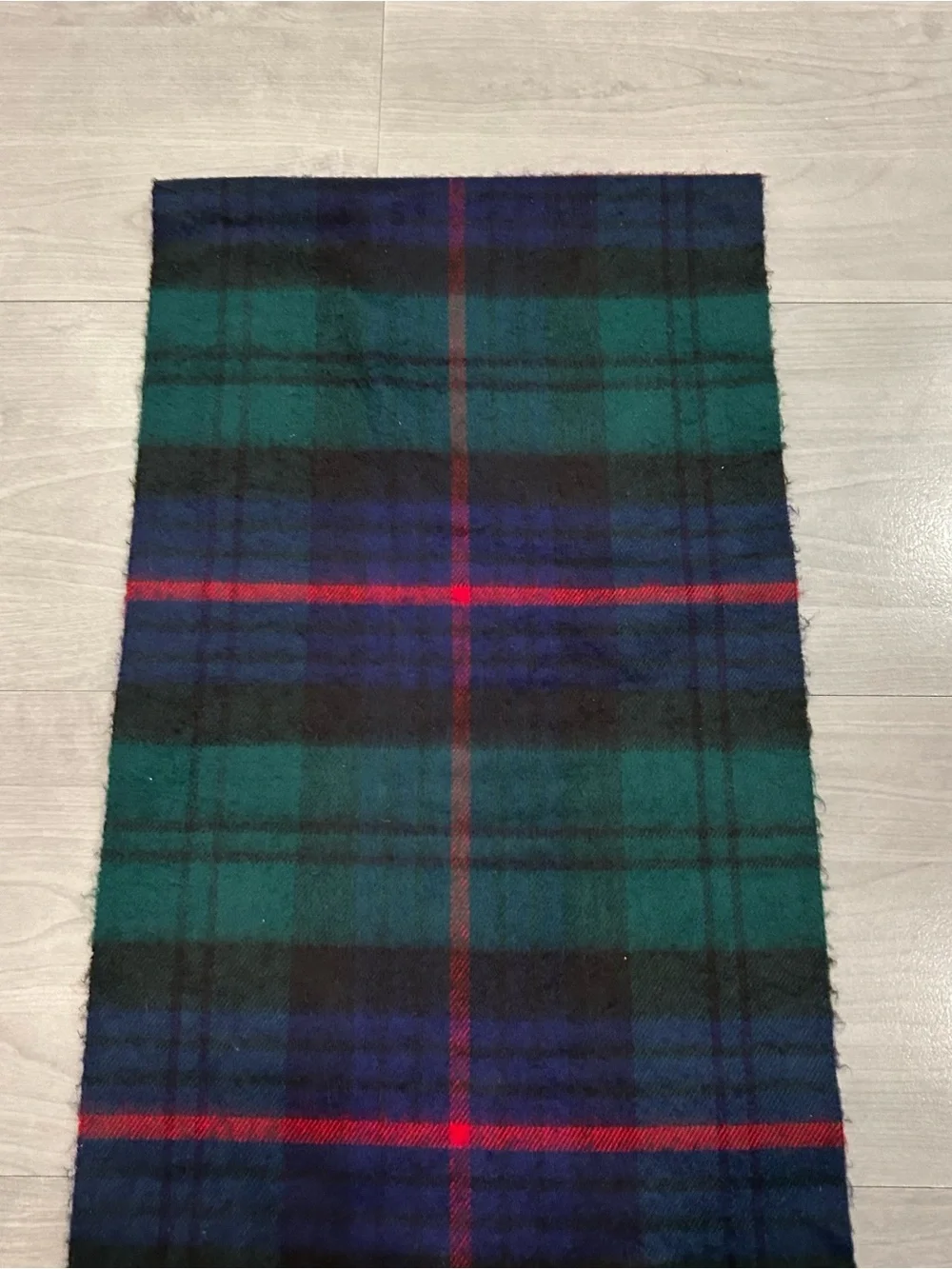 Vintage 1993 Looney Tunes Taz Tasmanian Devil Ski Plaid Scarf Made Japan
